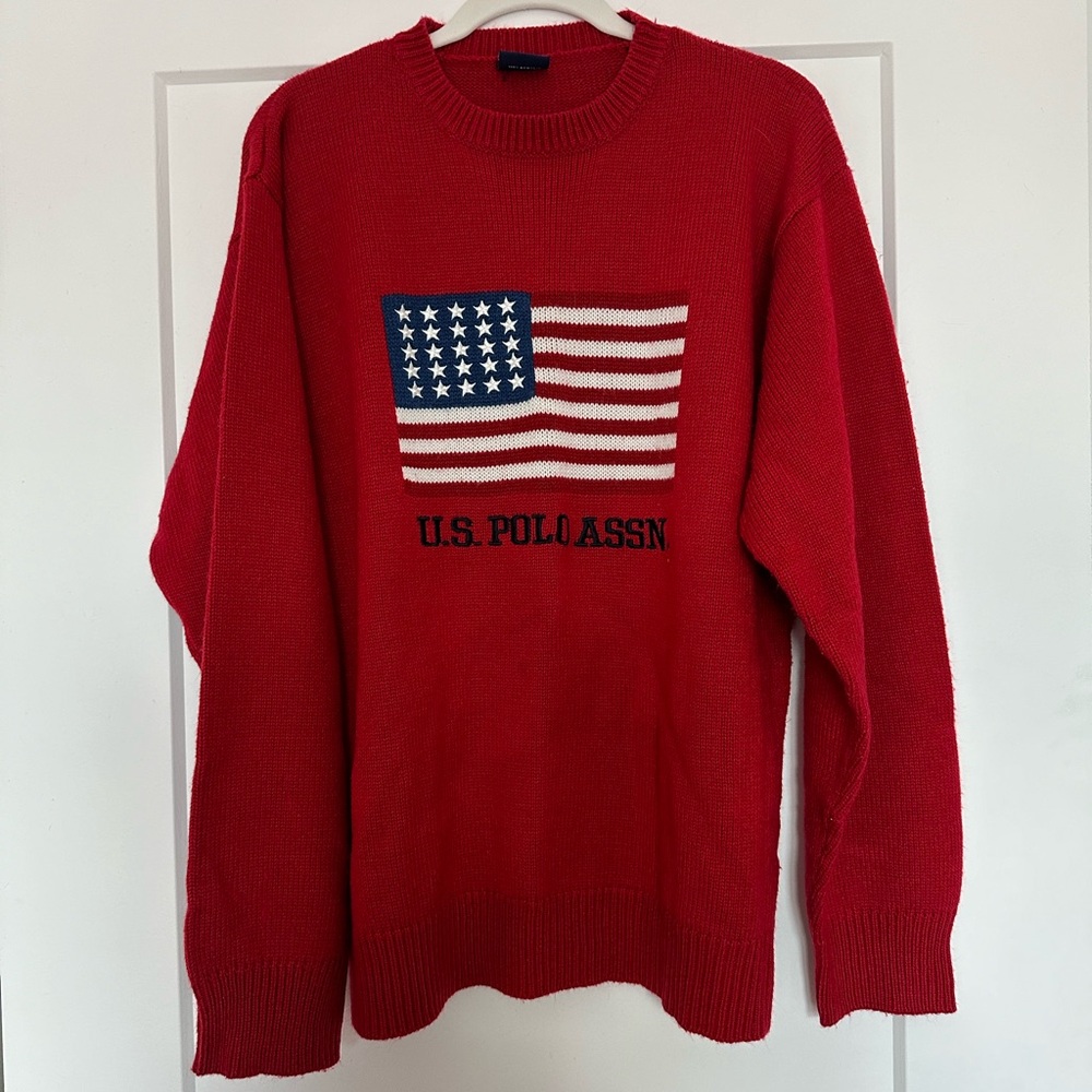 American Flag Sweater